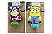 Finex® Despicable me Minions Toothbrush Holders *Set of 2* with Suction Cup for wall in bathroom