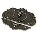 uxcell a15080400ux0187 Wooden Case Chest Toolbox 77mm x 55mm Clasp Hasp Latches Bronze Tone