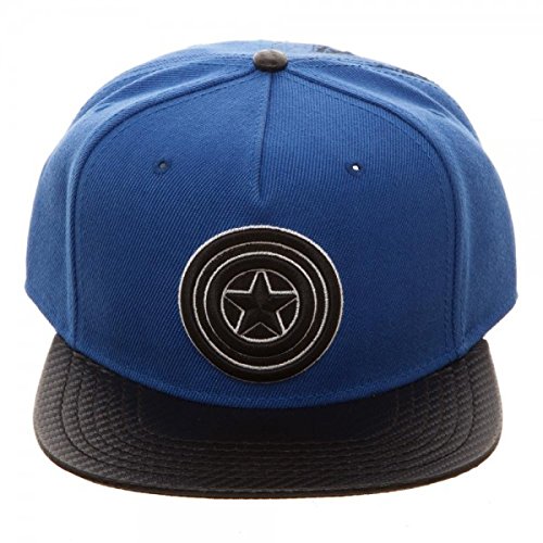 Marvel Captain America Carbon Fiber Snapback Baseball Hat
