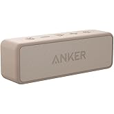 Anker Soundcore 2 Portable Bluetooth Speaker with Stereo Sound, Bluetooth 5, Bassup, IPX7 Waterproof, 24-Hour Playtime, Wireless, Speaker for Home, Outdoors, Travel