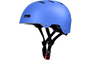 OUWOER Bike Skateboard Helmet, Adjustable Adult Youth Kids Boys Girls Women Men Helmet for Ages 3-5-8-14+, Breathable and Dual Certified, Lightweight Multi-Sport Bicycle Skateboard Scooter Skate Helmet