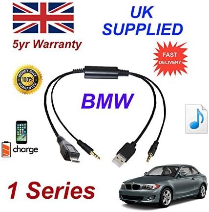 By Cablesnthings New Cable for BMW 1 Series For Samsung S5 S6 S7 HTC LG Sony Nokia digital cable (S6FLA)