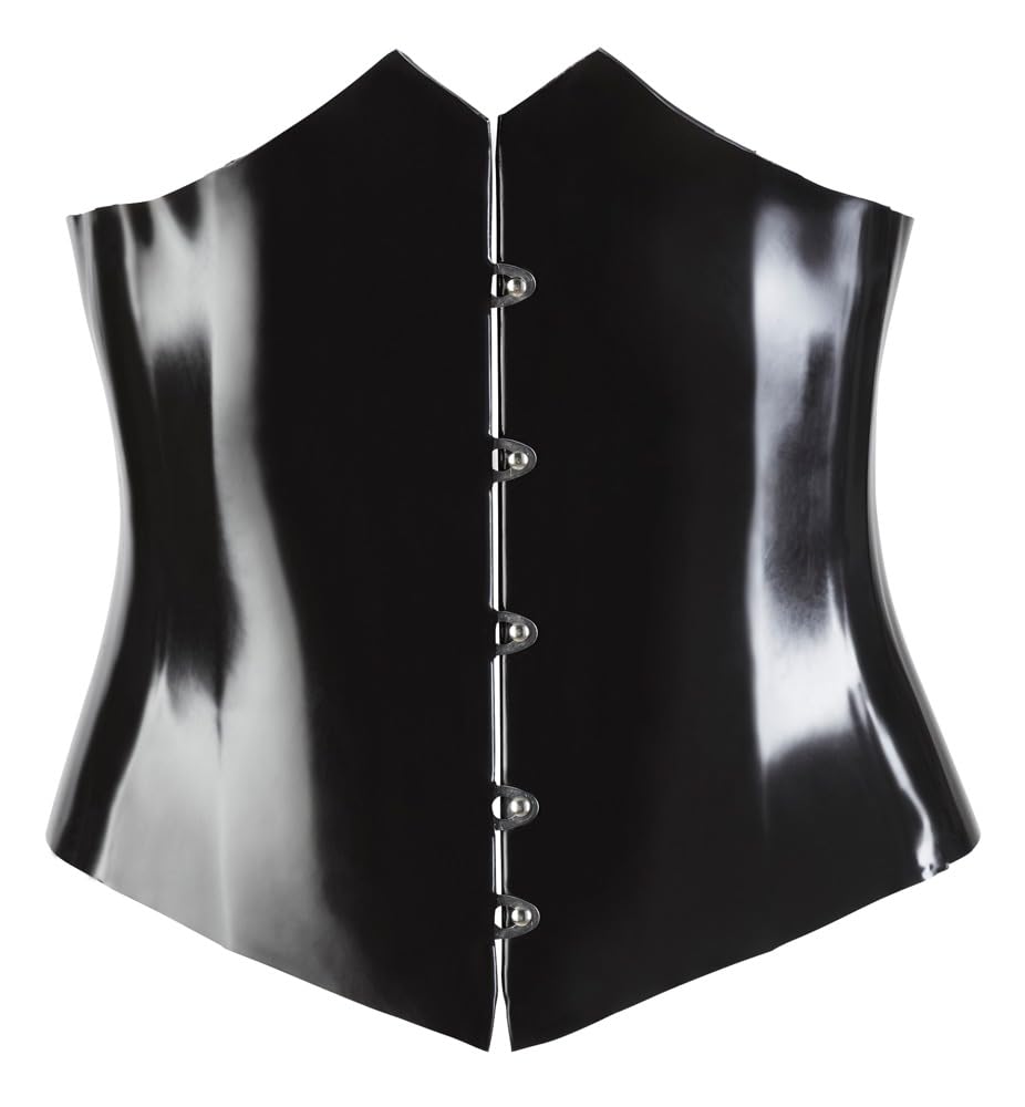 The Latex Collection Women's Sexy Busters and Corsets Latex Waist Clincher, X-Large, Black