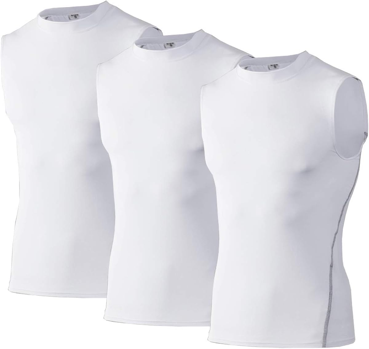 Youth Boys Girls Compression Tank Tops Athletic Sleeveless Shirt Undershirts Workout Base Layer Vest: Clothing