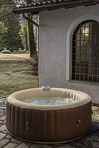 EASE.ZONE 7150017 Spa aufblasbar beheizt, 800 Liters, Schwarz, 180 x 180 x 65 cm – Bild 5