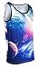 VBRANDED Men's Tank Slim Fit Muscle Shirt X-Large Space