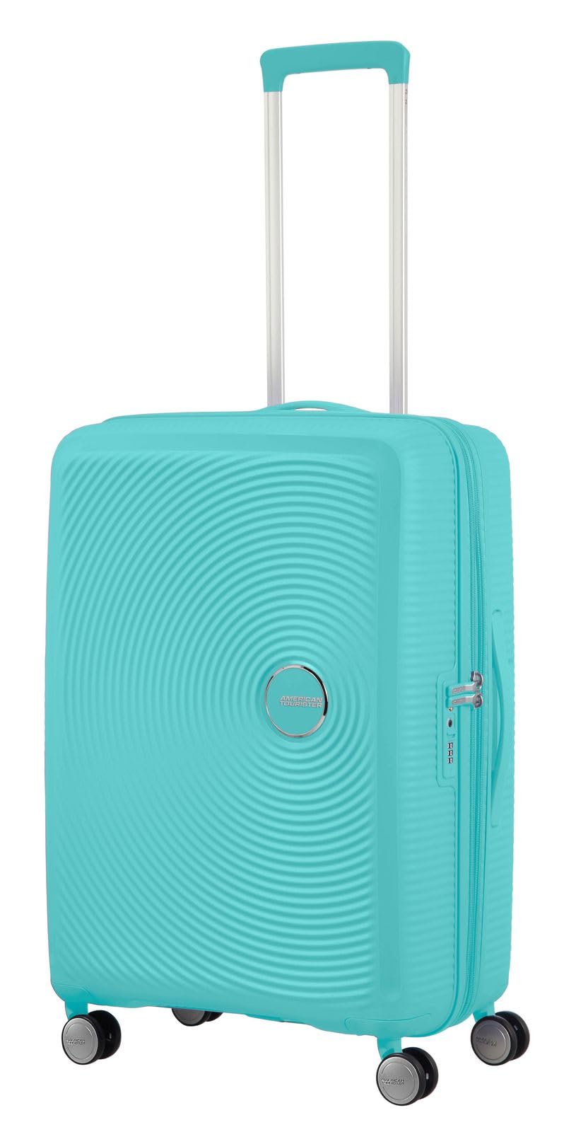 American Tourister Soundbox - Spinner M Erweiterbar Koffer, 67 cm, 71.5/81 L, Blau (Poolside Blue) 7