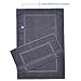 Alurri Bath Mat Set - 2 Pack - Grey 20
