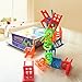 Trekbest Balance Chairs Game Toys - 18 Chair Toys Stacking Intelligence Multiplayer Parent-Child Game as Birthday Gift