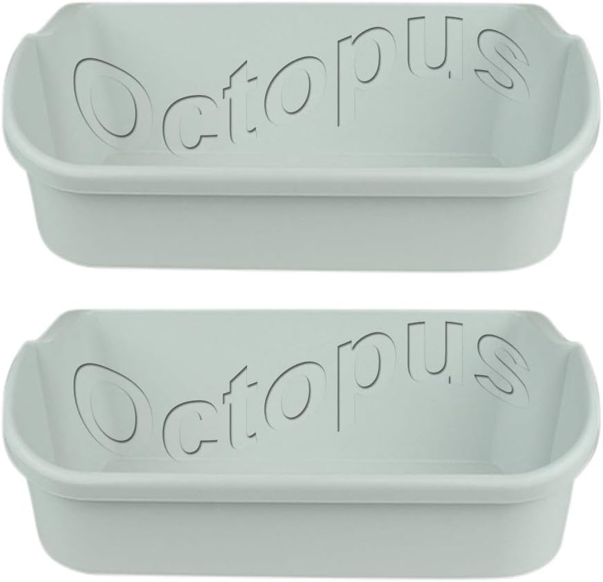 2 Pk 240356401 Gallon Door Bin White Fits Frigidaire Refrigerator PS430121 AP21