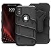 Zizo iPhone X Case [Bolt Series] with Free [iPhone X Screen Protector] Kickstand [12 ft. Military Grade Drop Tested] Holster Belt Clip Black/Black
