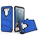 ZIZO Bolt Series LG V30 Case Military Grade Drop Tested with Tempered Glass Screen Protector, Holster LG V35 ThinQ Case Blue Black