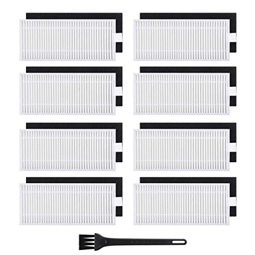 Filter Replacement Parts Compatible for Eufy RoboVac 11S, RoboVac 30, RoboVac 30C, RoboVac 15C Filter Set Robotic Vacuums Accessories (Pack of 8)