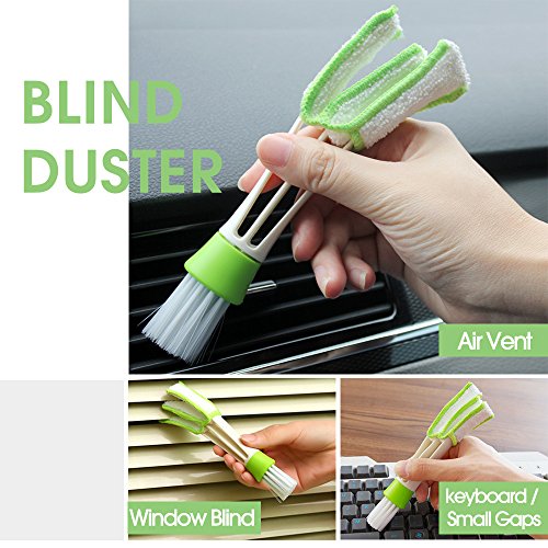 15Pc Food Grade Multipurpose Cleaning Brush Set, Includes Straw Brush|Nipple Cleaner|Bottle Brush|Blind Duster|Pipe Cleaner, Small,Long,Soft,Stiff Kit for Baby Bottles,Tubes,Jars,Bird Feeder
