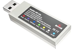 MAYFLASH Magic-NS Lite Wireless Bluetooth USB Adapter for Switch, Switch 2, Windows, Steam Deck, macOS, Raspberry Pi, Compatible with Xbox Series X & S Bluetooth Controller, PS5 Controller and More