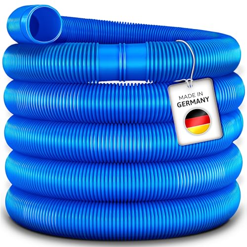 tillvex® Poolschlauch 30m Ø32mm Solarschlauch mit Muffen - Made in Germany