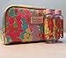 Estee Lauder Lilly Pulitzer Snapdragon Print Cosmetic Bag wi/ 2 Travel Bottles