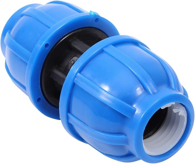 Pipe Connectors, 5 Pieces Of Plastic 20mm To 20mm Straight Water Pipe