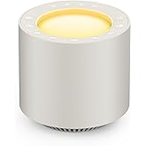 PureNurt White Noise Machine: Red Light Therapy Sleep Sound Machine with 38 Soothing Sounds & Calming Womb Soother Shusher, Memory Function, Dimmable Nursery Night Light with Timer for Baby Adult Gift