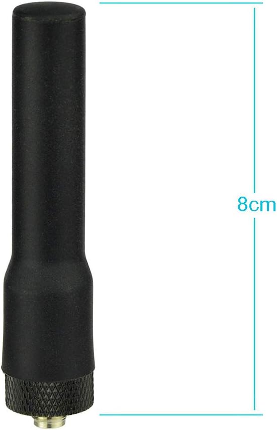 Bingfu Radio Antenna Dual Band VHF UHF 136-174MHz 400-460MHz Handheld HT Walkie Talkie Two Way Radio SMA Female Flexible Rubber Aerial Compatible with Retevis Baofeng BF-F8HP UV-5R UV-82 - Image 4