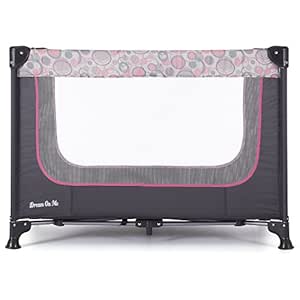 pink and grey pack n play