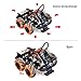 OSOYOO Mecanum Omni Wheel Robotic Car Kit for Arduino Mega2560 | STEM Remote Controlled Educational Motorized Robot for Building Programming Learning How to Code | Mechanical DIY Coding Kid Teen Adult