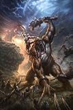 2010 GOD OF WAR 3 VIDEO GAME POSTER scary ADVENTURE monsters FIGHT 24X36