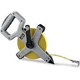 Komelon N6100 Open Reel Long Steel Tape Measure, 100-Feet