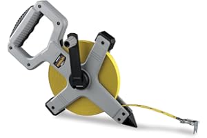 Komelon N6100 Open Reel Long Steel Tape Measure, 100-Feet