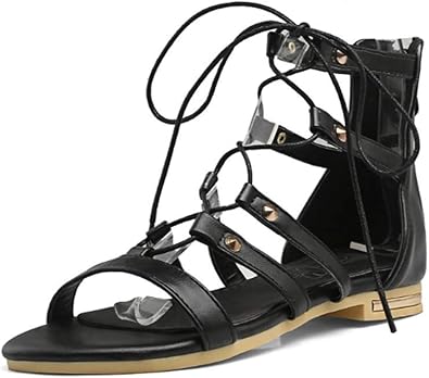 holographic gladiator sandals