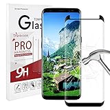 Galaxy S8 Screen Protector,Thinkcase Galaxy S8 Tempered Glass,3D Curved,100% Touch Sensitivity,Tempered Glass Screen Protector for Samsung Galaxy S8