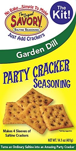 Savory Saltine Seasoning, 14.1 Ounce, Garden Dill, The Kit[Amazon-developed Certification] Compact by Design