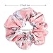 KECUCO 18 Colors Women's Chiffon Flower Hair Scrunchies for Girls Ponytail Holder Elastic Hair Bands, Including 5 pcs Chiffon Polka Dot Print Hair Ties and 13 pcs Colorful Flowers Hair Bows(COLOR 1)