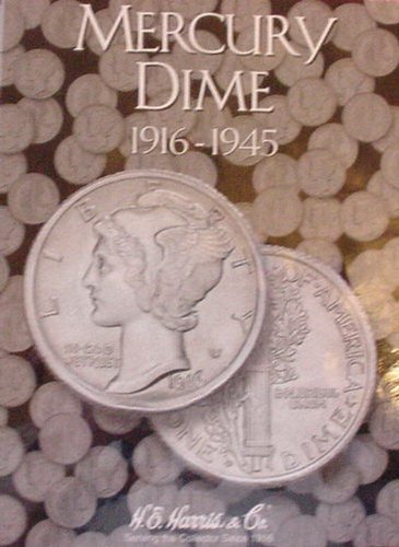 New Harris Mercury Dime 1916 - 1945 Coin Folder 2683
