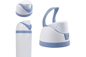 Moukiween Replacement Cap for Owala Freesip Bottle, One Button Water Bottle Top Lid Accessories Compatible with Owala Cup 16oz 24oz 32oz 40oz, BPA-Free, No Water Leakage, Light Blue