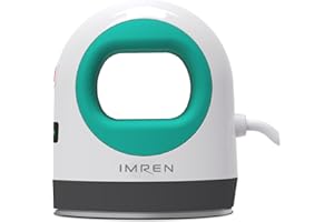 IMREN Mini Heat Press, Small Heat Press with 4.33'' *2.67'' Ceramic-Coated Heat Plate for Small Objects Like Shoes, Stuffed Animals, Hat & T-Shirt,3 Heating Levels Mini Heat Press Machine, Green