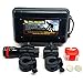 StellarLights - Solid Aircraft Aluminum Bike Light - Bright 240 Lumens LED Bicycle Headlight with Tail Light - Waterproof - Mounts in Seconds - NO Tools Required