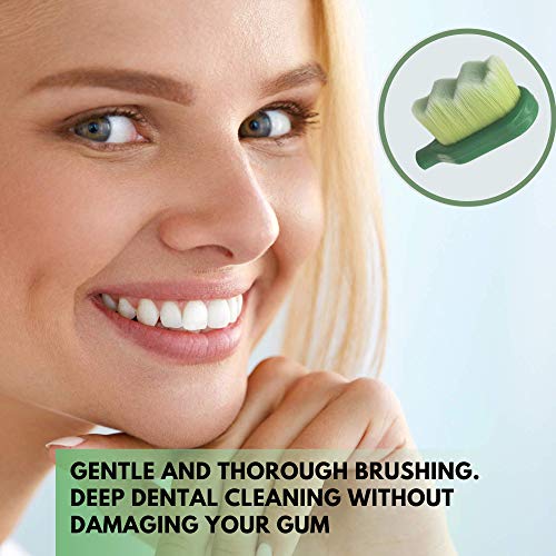 Extra Soft Toothbrush for Sensitive Gums and Teeth. Micro Nano