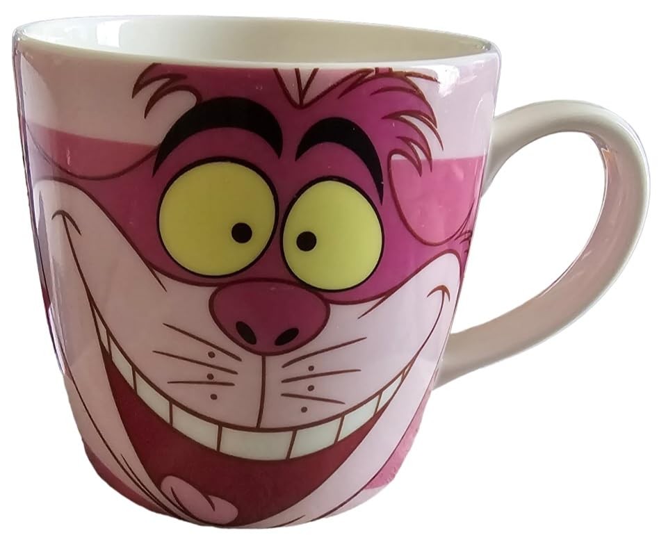 Disney Store Alice in Wonderland Cheshire Cat 'I'm Not All There' Pink Mug