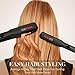MHU Professional Keratin Hair Straightener 1.25″ Wide Flat Iron Hair straightener Instant Heat Up Flat Iron 285℉-450℉, Dual Voltage,Auto Shut Offthumb 4