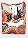 MIROL Womens Casual Fall Floral Print 3/4 Sleeve Tunic Loose Long Blouse Tops,Brown,Medium