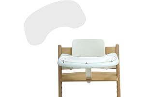 GEMBEBE Suction Solver Sticker Compatible with Stokke Tripp Trapp Tray Safe Adehisve Placemat Improves Suction Keeps Suction Bowls and Toys Baby High Chair Placemat (2, Peanut Shape)