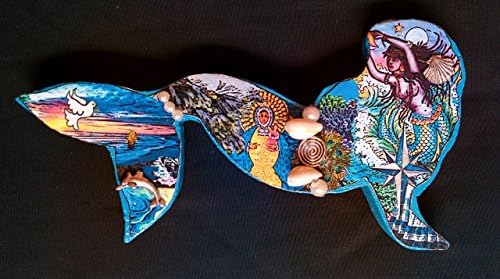Yemaya, Mermaid Shape, River Goddess of the Yoruba/Nigeria, Mother Goddess, Goddess of Home, Fertility, Love & Family CLEARANCE - ON SALE