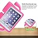 Lioeo iPad Pro 9.7 Case Kids iPad Air Case Kids iPad Air 2 Case Cartoon LightWeight Shockproof Durable Protection Cases EVA Foam Protective Cases and Covers for Apple iPad 5 6 New iPad 2017 (Hot Pink)