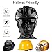 Coolchange Skull Cap Helmet Liner with Glasses Port Winter Thermal Running Beanie Cycling Cap Black