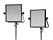 Fovitec StudioPRO - 2x Daylight 600 LED Panel Bundle w/ Stands - [Continuous][Adjustable Lighting][V-Lock Compatible]