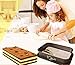 meleg otthon Springform Pan Cheesecake Pan Leakproof Cake Pan Bakeware Rectangle Nonstick Removable Bottom Black 10.6