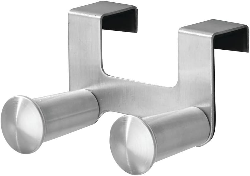 InterDesign Forma ganchos para trapos de cocina | Soporte para trapos y