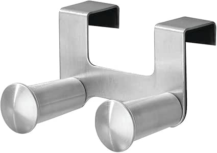 InterDesign Forma ganchos para trapos de cocina | Soporte para trapos y