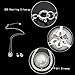 EVER FAITH 925 Sterling Silver CZ AAA Freshwater Cultured Pearl Horseshoe Necklace Earrings Set